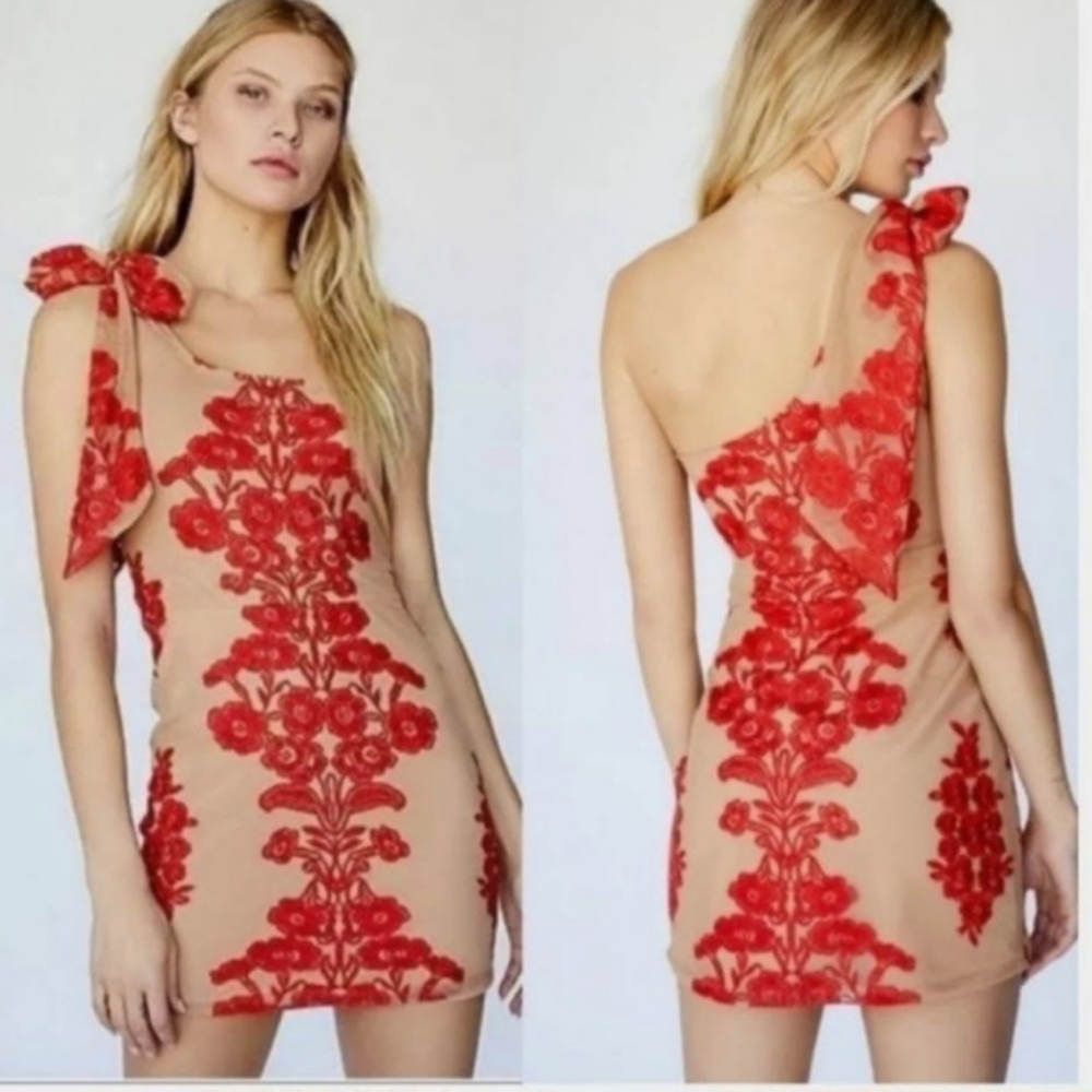 For love and lemons temecula one shoulder dress NWT